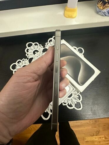 Apple iPhone: IPhone 15 Pro, 128 GB, Natural Titanium, Sənədlərlə — 7