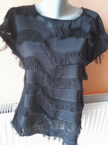 zara crne haljine: L (EU 40), XL (EU 42), Jednobojni, bоја - Crna