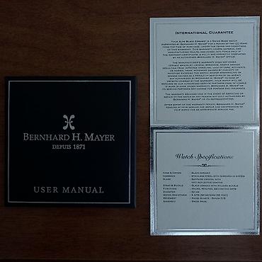 Aksesuarlar: Yeni, Qol saatı, Bernhard Mayer, rəng - Qara — 5