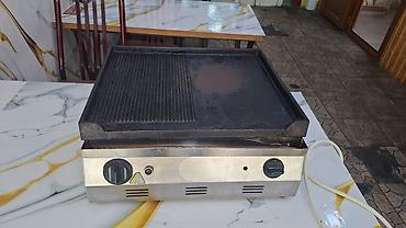 sonifer grill: Elektrikli iki zonalı qril-tava (planşa) - Material: paslanmayan — 2