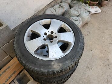 диски на авто на 18: Колеса в сборе 235 / 55 / R 18, Зима, Б/у, Комплект, Легковые, Литые, отверстий - 5