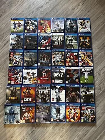диски для playstation 4: PS4/PS5 oyun disk kolleksiyası – müxtəlif janrlar və məşhurları bir — 1