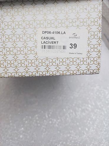 Qadın ayaqqabıları: Ölçü: 39, rəng - Göy, Yeni — 3