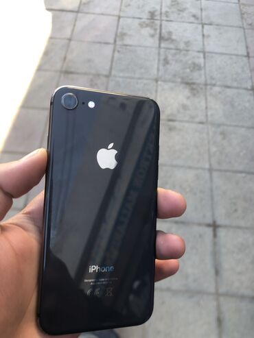 Apple iPhone: IPhone 8, 256 GB, Jet Black, Barmaq izi