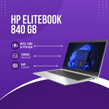 ikinci el notbuklar: HP 14 ", Intel Core i5, 256 GB