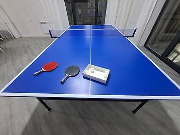 Digər idman və istirahət malları: YENİDİR Yigilib acilan,rahat dasinan tekerli tenis stolu. Olculeri — 3