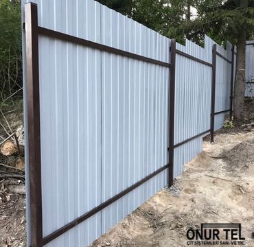 Профлисты для заборов: Заборы из профнастила под ключ - Материал: стальной профнастил с — 5