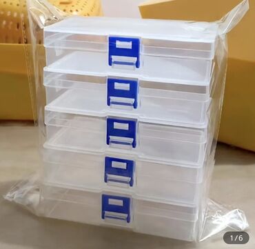 can əti harda olur: Şəffaf plastik saxlama qutuları seti – - Material: möhkəm, şəffaf