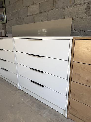 id store: Комод для одежды, Новый, Без зеркала, ЛДСП, цвет - Белый, Самовывоз, Платная доставка — 8