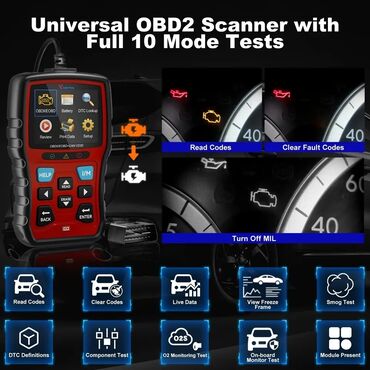 Alati za automobile: VDIAGTOOL VD30 OBD2, OBDII EOBD Scanner DTC Lookup Free Update, Auto — 3