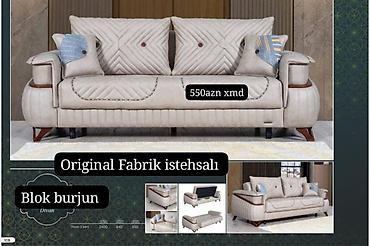 Məhsul: Original fabrik istehsalı 3 nəfərlik divan – “Blok burjun”