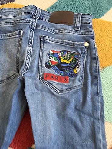 oversize şalvar: Kenzo Kids cins şalvar - Brend: Kenzo Paris (etiket və loqo detallar — 4