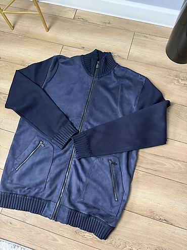 желтый кардиган: Мужской кардиган, на осень 🍂 Цвет: темно синий Размер: S-XXL — 2
