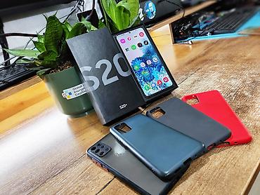 s20: Samsung Galaxy S20 Plus, Б/у, 128 ГБ, цвет - Серый, 2 SIM — 1