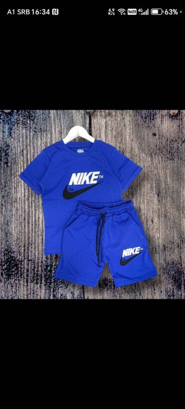 deciji kombinezoni za devojcice: Nike, Set: T-shirt, Shorts