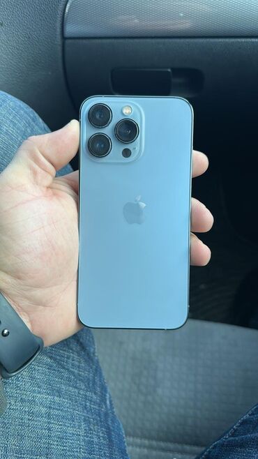 iphone 12 telefon: IPhone 13 Pro, 128 GB, Sierra Blue, Face ID