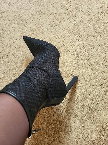 батильоны: Ботинки, 37, Zara, Б/у, цвет - Черный — 8