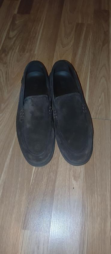 Kişi ayaqqabıları: Kişi loafer ayaqqabısı - Material: süet (zamşa) üstlük - Rəng: tünd — 3