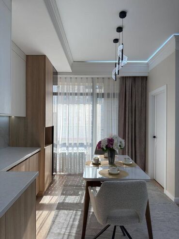 квартира алтын ордо новопавловка: 3 комнаты, 86 м², Элитка, 11 этаж, Дизайнерский ремонт