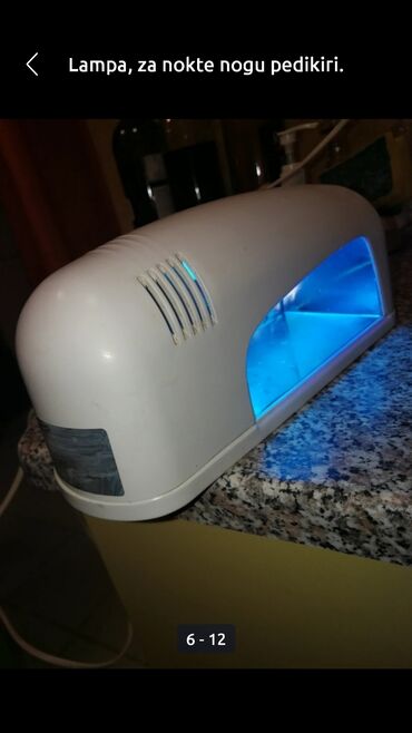 top za grejanje: Lampa za nokte nogu. Pedikir