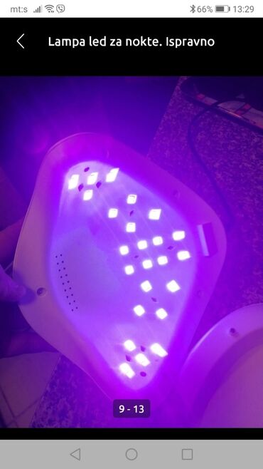 UV i LED lampe za nokte: Lampa profi za Manikir za nokte dobra ispravna. Na diode
 Mirjevo — 6