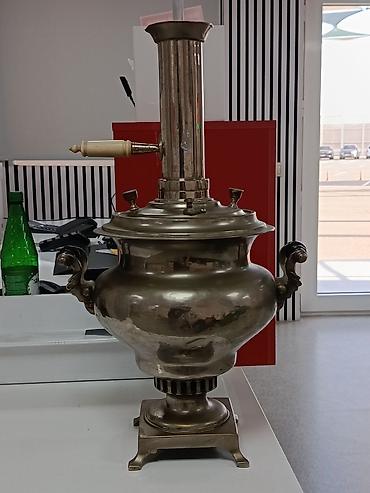 antik samdan: Amovar yaxşı vəziyyətdədir. Almaniyadan gətirmişəm. Tutacaqları qoz — 8