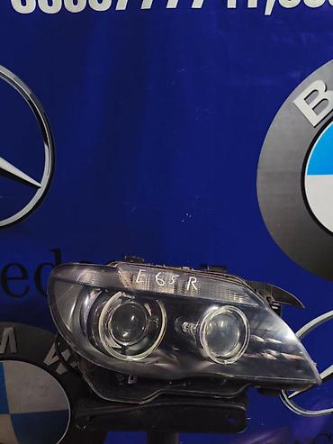 e66: Передняя правая фара BMW 2006 г., Б/у, Оригинал, Япония — 1