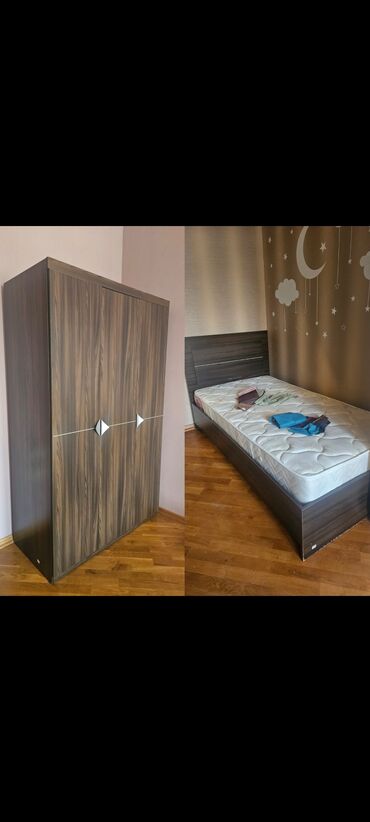 ev ucun yellencekler: Dolab ve carpayi satilir birlikde 300azn. Istikbaldan alinib. Unvan 28