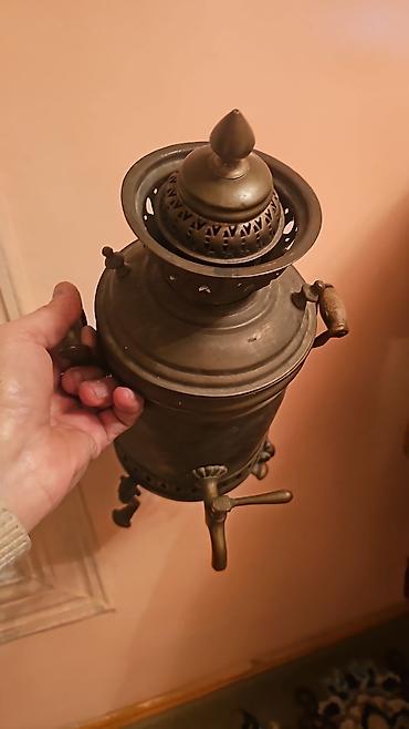samovar 10 litre: Qədim Səfər Samovari 3 ayaqli 1930 illərin həçmi 1 litirlik — 4