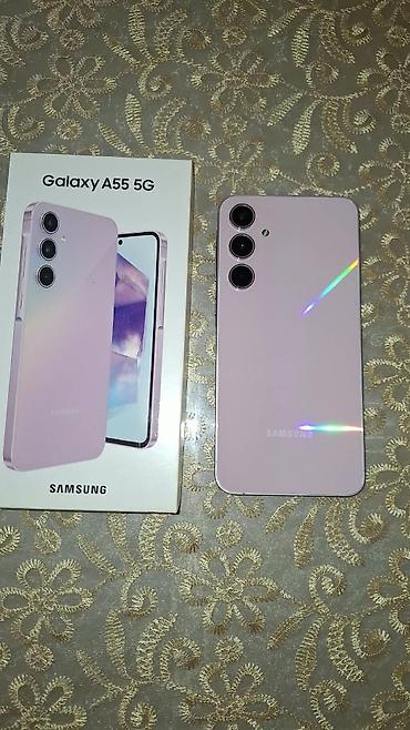 galaxy a57 5g: Samsung Galaxy A55 5G, rəng - Bənövşəyi, Barmaq izi — 4