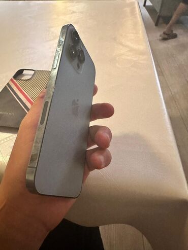 пйфон 13 про: IPhone 13 Pro Max, Колдонулган, 128 ГБ, Sierra Blue, Каптама, 86 %