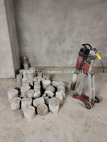 Бетонные работы: KAROT: 050-220-08-78 Beton və dəmir-beton konstruksiyalarda karot — 2