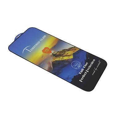 gurman becej: Folija za zastitu ekrana GLASS 2.5D za iPhone 15 Pro (6.1) crna — 2