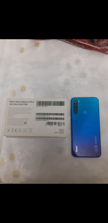 Xiaomi: Xiaomi Redmi Note 8, 64 GB, rəng - Göy