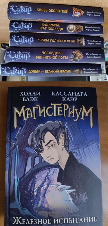 журналы о моде и стиле: Книга Магистериум (1книга)-700сом; Серия книг Сивир (5 книг) -