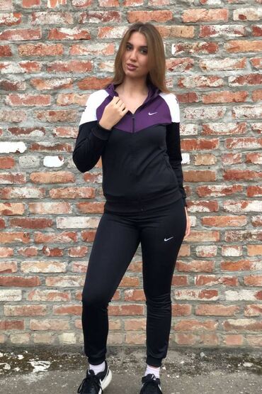 Gornji i donji deo: Ženske trenerke Nike just do it Novo Mokra likra Veličine m l xl — 9