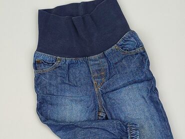 Jeansy: Spodnie jeansowe, H&M Kids, 9-12 m, stan - Idealny