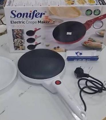 blincik aparatı: Sonifer Electric Crepe Maker (SF-3038) – elektrikli krep/pankek — 1