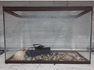 xiaomi akvarium: Akvaryum dəsti İçində su filteri suyu təmizləmək üçün ponpası,işığı — 1