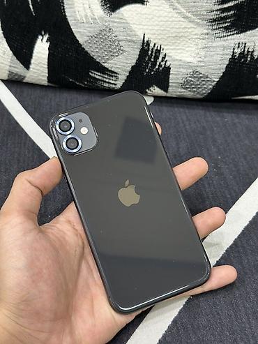 iphone komputer: IPhone 11, 128 GB, Qara, Zəmanət, Face ID, Sənədlərlə — 1