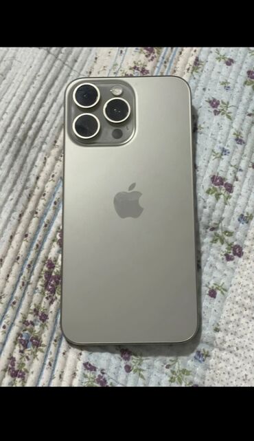 недорогой компьютер: IPhone 15 Pro Max, Б/у, 256 ГБ, Natural Titanium, Коробка, 90 %