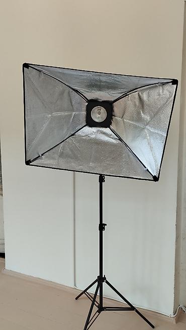i̇şıqlandırma: Studiya flaşı və softbox dəsti. Qutusunda ve tam yeni! Məhsul: - — 6