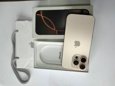 бытовая техника бишкек цены: IPhone 16 Pro, Новый, 1 ТБ, Desert Titanium, 100 %