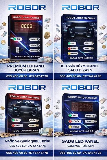 ROBOR – Robot Auto Machine avtomatları Maksimum funksionallıqla at lalafo.az ROBOR – Robot Auto Machine avtomatları Maksimum funksionallıqla