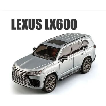 avtokreslo üçün balış: 1:24 Lexus lx 600 Metaldır Ağ/Qara/Boz rəngləri var Real alıcıya
