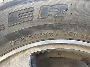 d 110: Колеса в сборе 205 / 70 / R 15, Лето, Б/у, 1 шт, Внедорожные (АТ/МТ), Литые, отверстий - 5 — 4