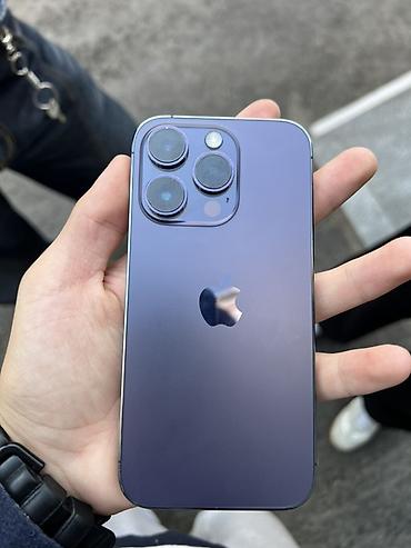 iphone 13pri: IPhone 14 Pro, 128 ГБ, цвет Deep Purple Акб 78% 128гб 0,5 камера не — 2