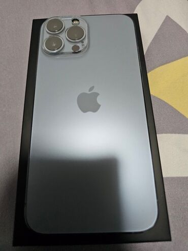 ayfon ekran sekilleri: IPhone 13 Pro, 128 ГБ, Sierra Blue, Гарантия, Face ID, С документами