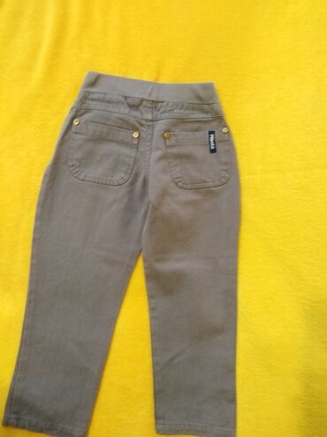 Pantalone: PRIMIGI ORIGINAL italijanske pantalone za decake sive boje 100% pamuk — 11