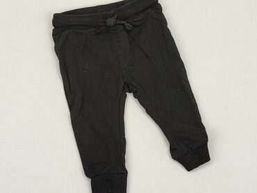 czarne legginsy do kolan: Spodnie dresowe, Fox&Bunny, 6-9 m, stan - Bardzo dobry
